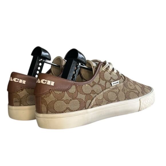 Womens Coach Citysole Skate C2705 Canvas Sneaker Shoes Size 10B Brown Comfort - Picture 4 of 6